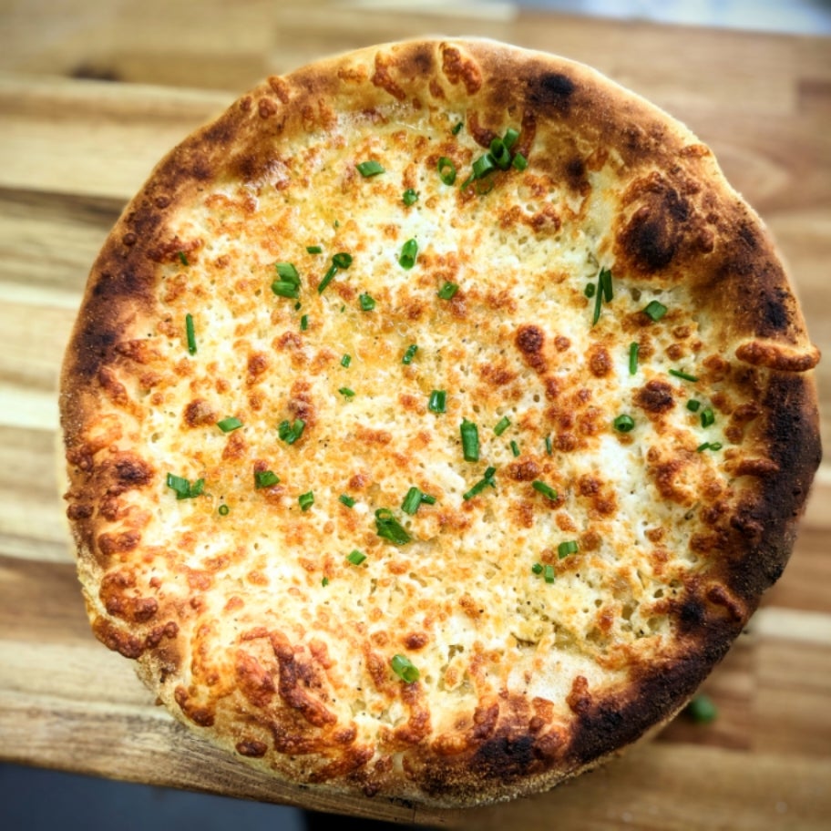 Pizza à la fleur d'ail