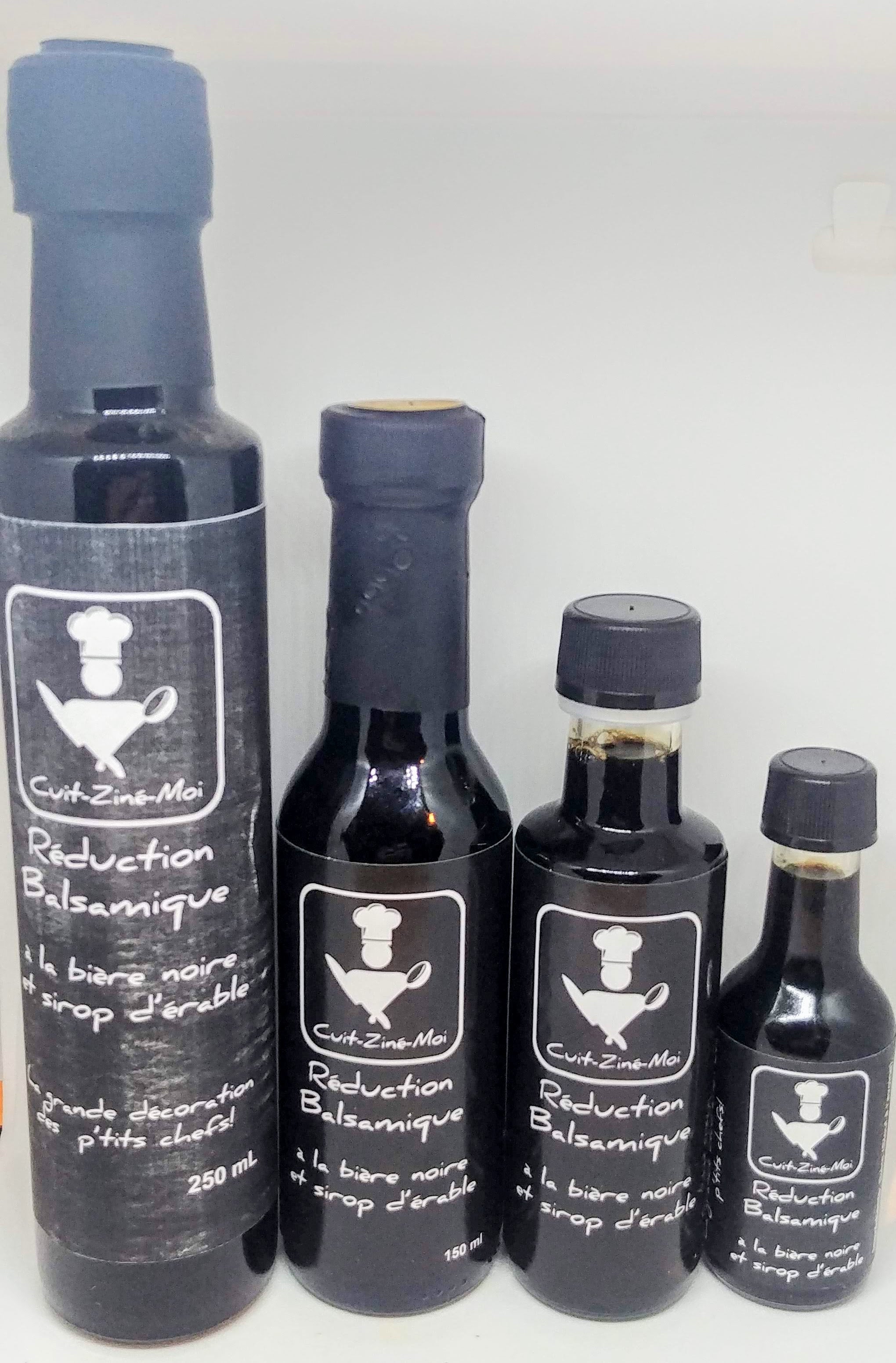 Réduction de vinaigre Balsamique à la bière noire et sirop d'érable